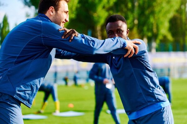 Ника Качарава на тренировке - Sputnik Грузия