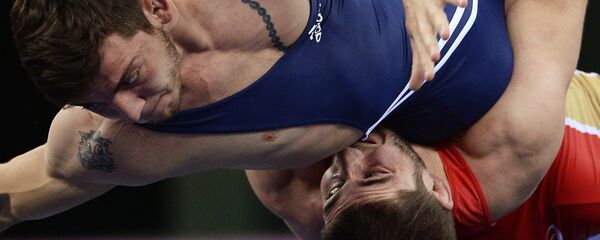 Слева направо: Зураб Датунашвили (Грузия) и Чингиз Лабазанов (Россия). Архивное фото - Sputnik Грузия