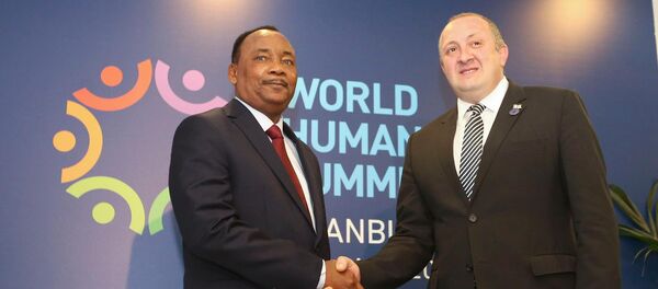 Президент Грузии Георгий Маргвелашвили и президент Нигерии  Мухаммад Бухари - Sputnik Грузия