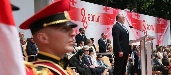 Президент Грузии на Дне независимости Грузии - Sputnik Грузия