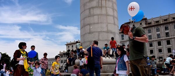 დამოუკიდებლობის დღის აღნიშვნა - Sputnik საქართველო