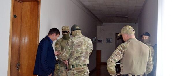 Сотрудники генеральной прокуратуры Украины и службы безопасности Украины проводят обыски в здании Одесской облгосадминистрации - Sputnik Грузия