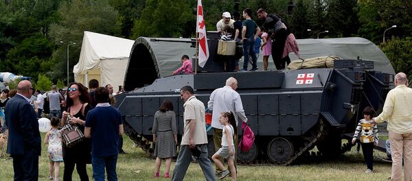 ლაზიკა და იროკეზი - სამხედრო ტექნიკისა და აღჭურვილობის გამოფენა თბილისში ლაზიკა და იროკეზი - სამხედრო ტექნიკისა და აღჭურვილობის გამოფენა თბილისში - Sputnik საქართველო