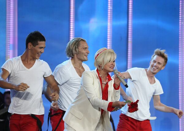 Лайма Вайкуле на церемонии открытия Новая Волна в концертном зале Дзинтари в Юрмале - Sputnik Грузия