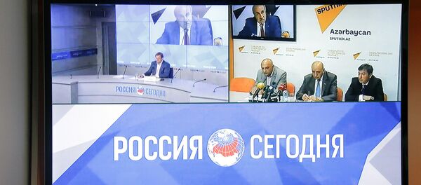 Видеомост Ереван – Москва – Баку на тему: «Перспективы российского посредничества в решении Нагорно-Карабахского конфликта» - Sputnik Грузия