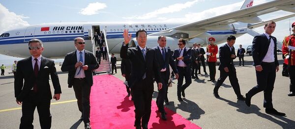 Прибытие в Тбилиси вице-премьера Госсовета КНР Чжана Гаоли - Sputnik Грузия