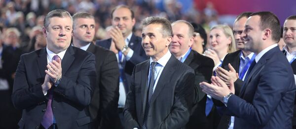 გიორგი კვირიკაშვილი, ბიძინა ივანიშვილი, ირაკლი ღარიბაშვილი გიორგი კვირიკაშვილი, ბიძინა ივანიშვილი, ირაკლი ღარიბაშვილი - Sputnik საქართველო