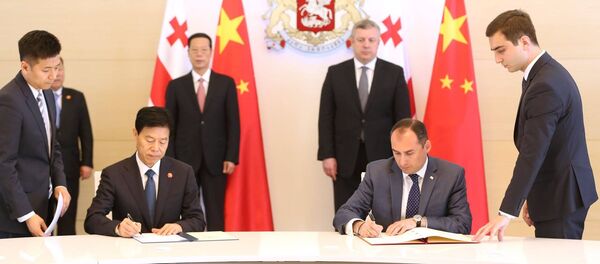 საქართველოსა და ჩინეთს შორის ხელშეკრულებას მოეწერა ხელი - Sputnik საქართველო