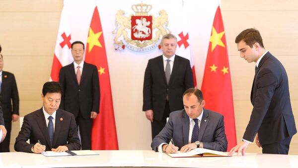 Подписание соглашений между Грузией и КНР - Sputnik Грузия