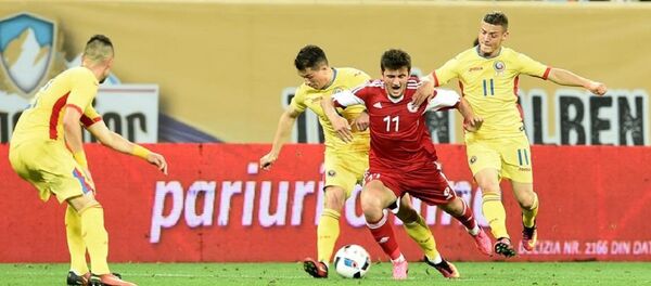Товарищеский матч между сборными Грузии и Румынии по футболу - Sputnik Грузия