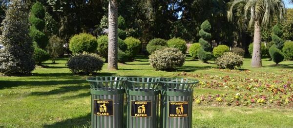 ნარჩენების დახარისხებისთვის განკუთვნილი ურნები - Sputnik საქართველო