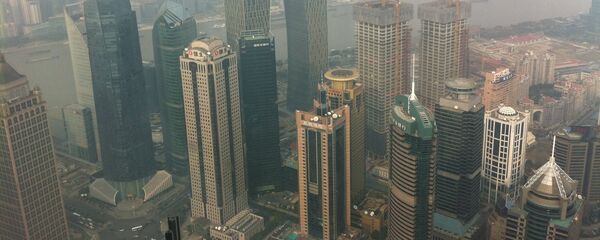Вид на деловой центр Шанхая - Sputnik Грузия