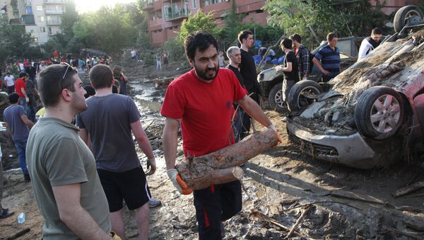 Наводнение в грузинской столице, 13 июня 2015 года - Sputnik Грузия