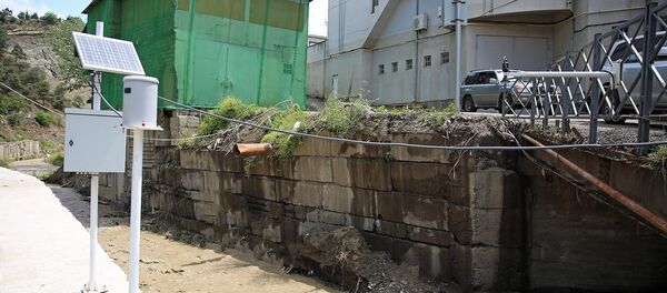 Элементы системы раннего предупреждения в ущелье реки Вере - Sputnik Грузия