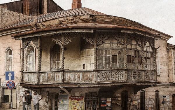 Уголок старого Тбилиси. Фото Пабло Феррари - Sputnik Грузия