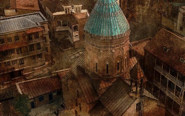 Уголок старого Тбилиси. Фото Пабло Феррари - Sputnik Грузия