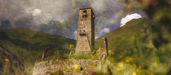 Казбеги. Фото Пабло Феррари Казбеги. Фото Пабло Феррари - Sputnik Грузия