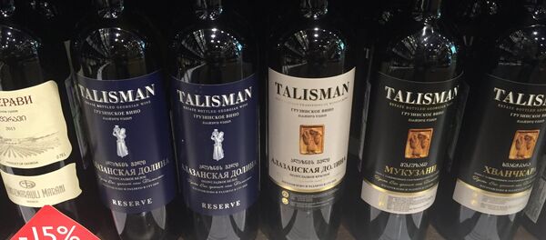 ქართული ღვინოები რუსულ მაღაზიებში - Sputnik საქართველო