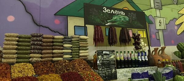 Грузинская продукция на московском рынке - Sputnik Грузия