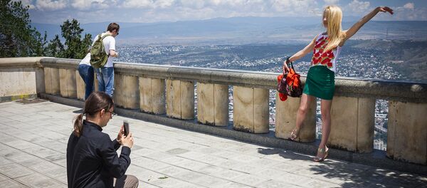 ტურისტები ტურისტები - Sputnik საქართველო