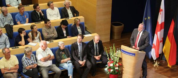 საქართველოს პრეზიდენტი კონრად ადენაუერის ფონდში სიტყვით გამოვიდა საქართველოს პრეზიდენტი კონრად ადენაუერის ფონდში სიტყვით გამოვიდა - Sputnik საქართველო