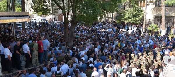 Съезд сторонников оппозиционных сил в Сухуми - Sputnik Грузия