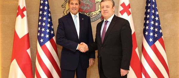 ჯონ კერი და გიორგი კვირიკაშვილი ჯონ კერი და გიორგი კვირიკაშვილი - Sputnik საქართველო
