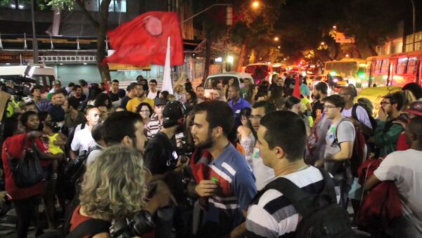 Акция протеста на улицах Рио-де-Жанейро против Олимпиады - 2016 - Sputnik Грузия