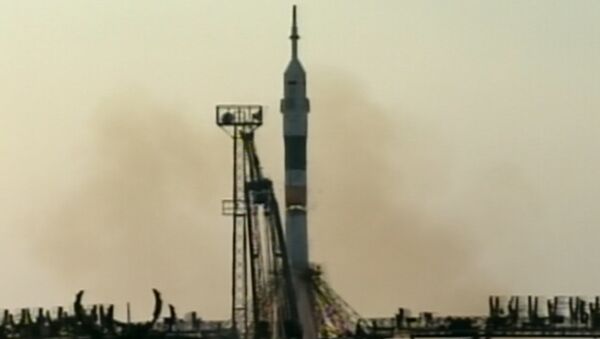 Кадры старта ракеты-носителя с первым кораблем новой серии Союз МС - Sputnik Грузия