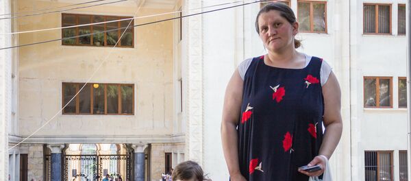 Акция протеста бездомных - Sputnik Грузия