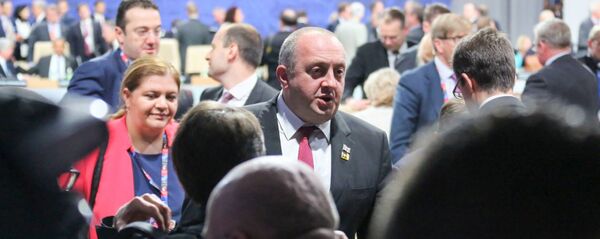 ირინე იმერლიშვილი და გიორგი მარგველაშვილი ირინე იმერლიშვილი და გიორგი მარგველაშვილი - Sputnik საქართველო