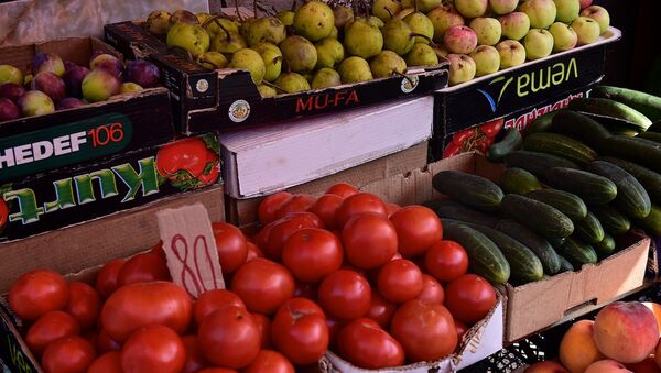 Уличная торговля - фрукты и овощи - Sputnik Грузия
