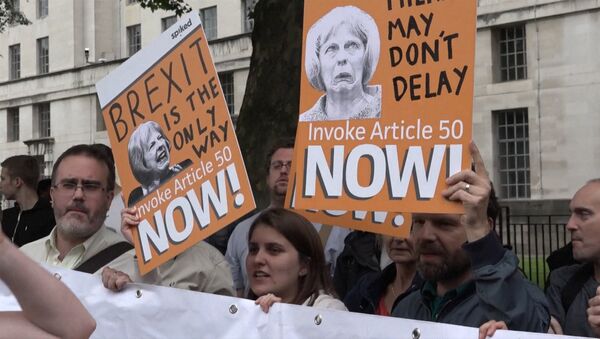 Митинги за и против Brexit в Лондоне едва не переросли в драку - Sputnik Грузия