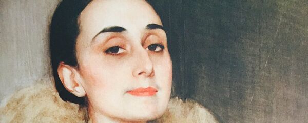 Мелита Чолокашвили. Портрет работы Сорина, Национальный музей Грузии - Sputnik Грузия