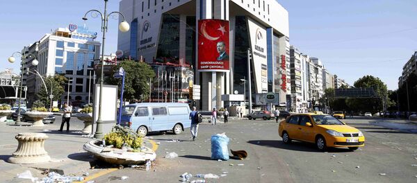 ერდოღანის პორტრეტი ანკარაში ერდოღანის პორტრეტი ანკარაში - Sputnik საქართველო