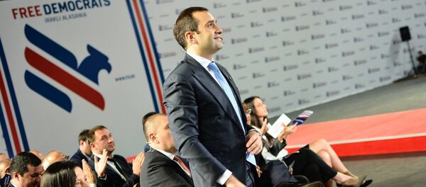 ირაკლი ალასანია „თავისუფალი დემოკრატების“ მეოთხე ყრილობაზე - Sputnik საქართველო