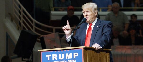 Кандидат в президенты США от Республиканской партии Дональд Трамп в штате Индиана - Sputnik Грузия