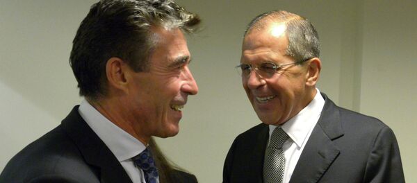 სერგეი ლავროვი და ანდერს ფოგ რასმუსენი - Sputnik საქართველო