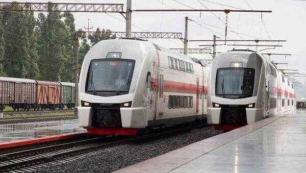 Новые двухэтажные поезда Тбилиси-Батуми - Sputnik Грузия