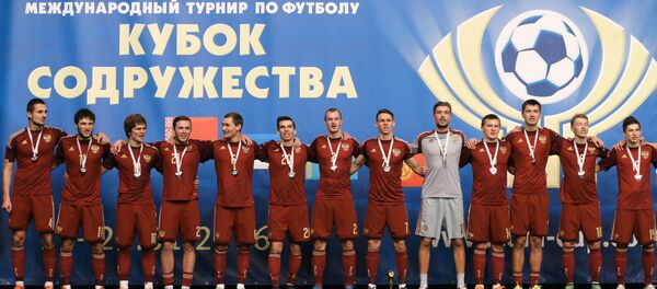 Футбол. Кубок Содружества - 2016. Финал. Матч Россия - Молдавия Футбол. Кубок Содружества - 2016. Финал. Матч Россия - Молдавия - Sputnik Грузия