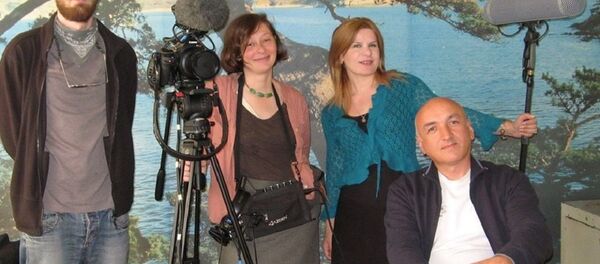 ფილმი დაისის მიზიდულობა - გადაღებებისას - Sputnik საქართველო