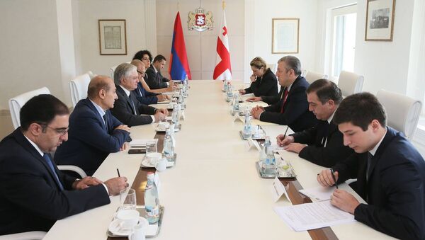 Грузинская и армянская правительственные делегации - Sputnik Грузия
