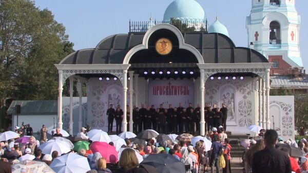 Грузинские церковные песни звучали на фестивале в России - Sputnik Грузия
