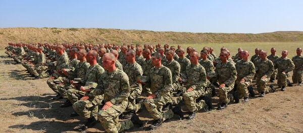Церемония принесения присяги 270 выпускниками Центра начальной боевой подготовки - Sputnik Грузия