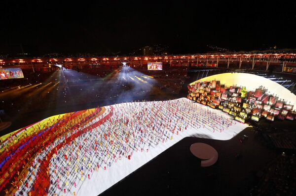Церемония открытия XXXI летних Олимпийских игр на стадионе Маракана - Sputnik Грузия