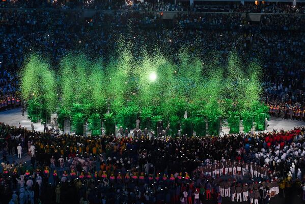 На церемонии открытия XXXI летних Олимпийских игр в Рио-де-Жанейро. - Sputnik Грузия