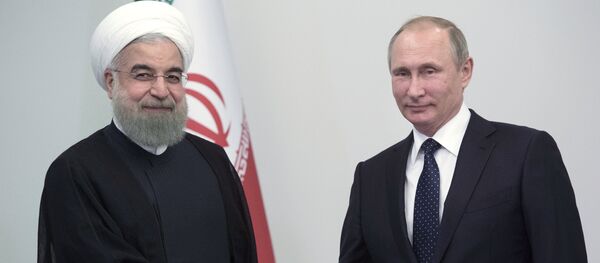 Визит президента РФ Владимира Путина в Азербайджан - Sputnik Грузия