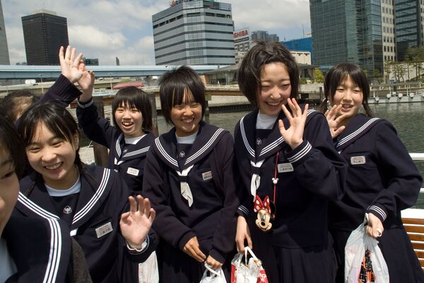 იაპონელი სკოლის მოსწავლეები - Sputnik საქართველო