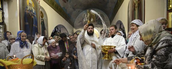 Освящение яблок Освящение яблок - Sputnik Грузия