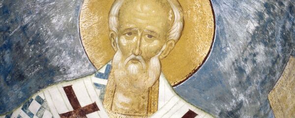 Фреска иконописца Дионисия Святитель Николай Мирликийский - Sputnik Грузия